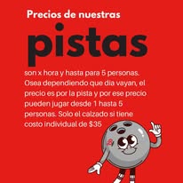 Precios de pistas